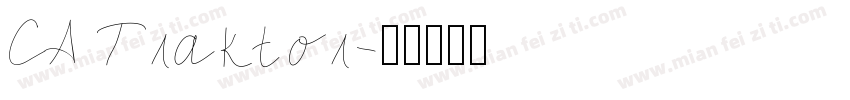 CA Traktor字体转换